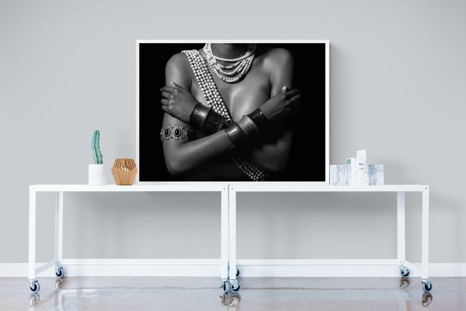 Warrior Princess Marriage-Wall_Art-120 x 90cm-Mounted Canvas-White-Pixalot