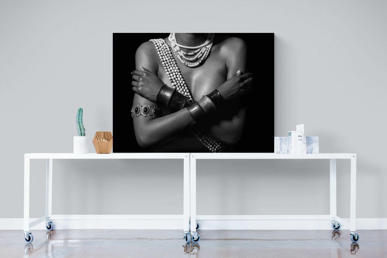 Warrior Princess Marriage-Wall_Art-120 x 90cm-Mounted Canvas-No Frame-Pixalot