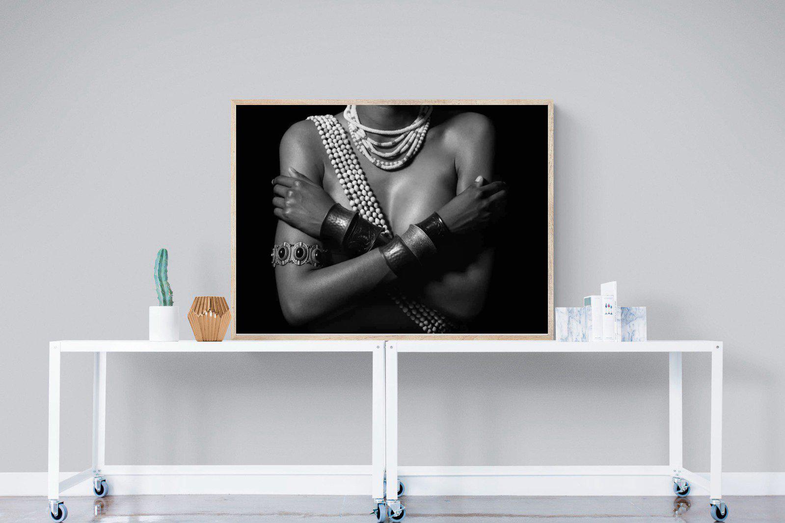 Warrior Princess Marriage-Wall_Art-120 x 90cm-Mounted Canvas-Wood-Pixalot