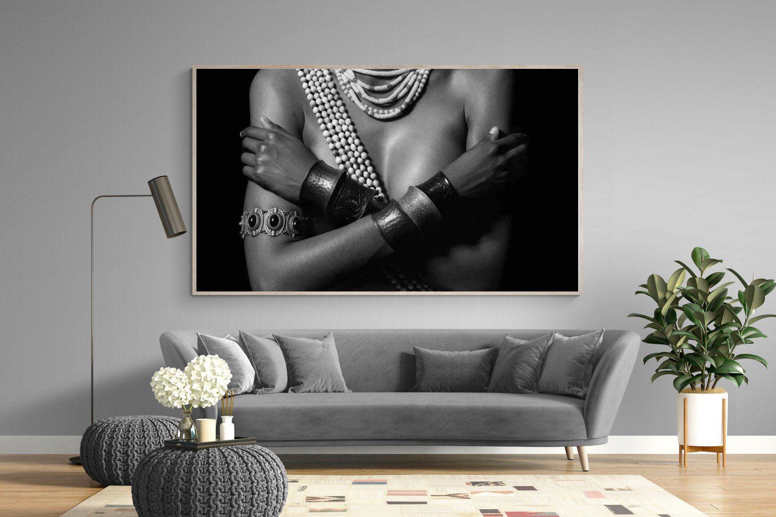 Warrior Princess Marriage-Wall_Art-220 x 130cm-Mounted Canvas-Wood-Pixalot