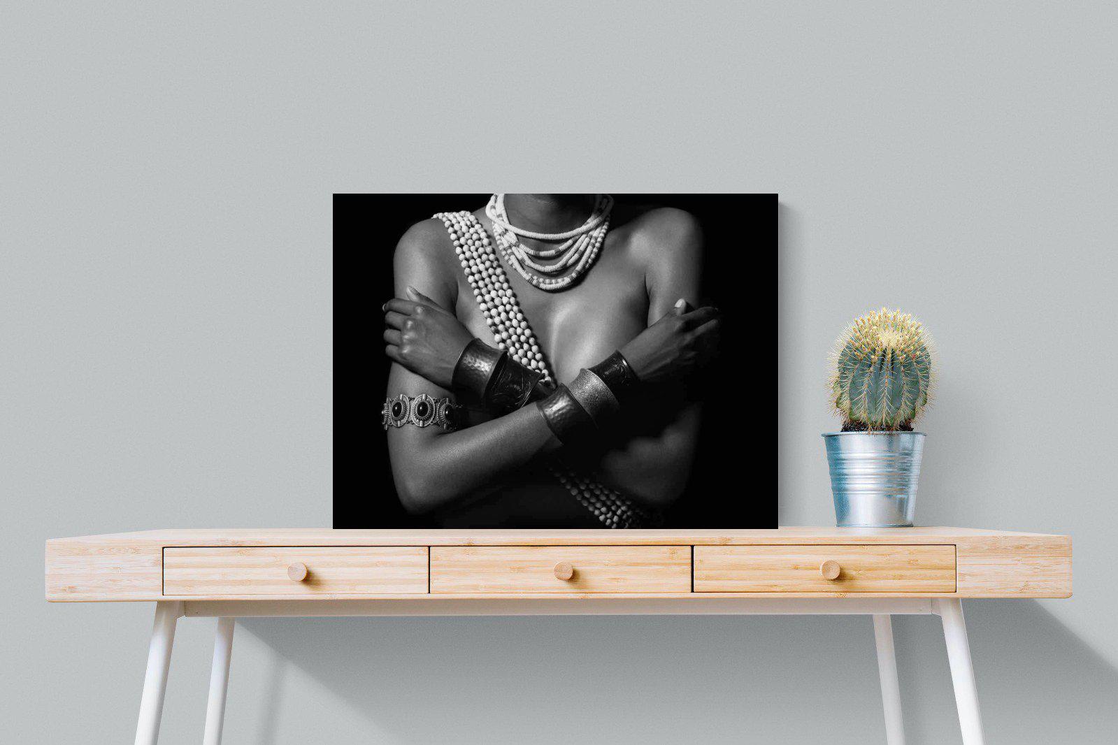 Warrior Princess Marriage-Wall_Art-80 x 60cm-Mounted Canvas-No Frame-Pixalot