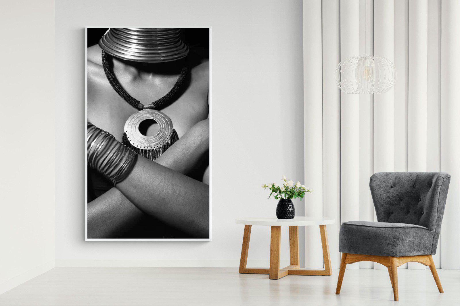 Warrior Princess-Wall_Art-130 x 220cm-Mounted Canvas-White-Pixalot