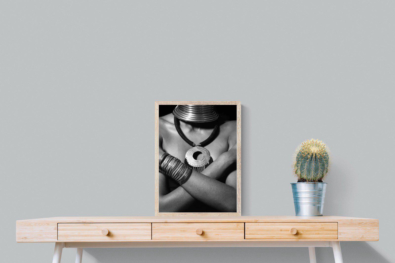 Warrior Princess-Wall_Art-45 x 60cm-Mounted Canvas-Wood-Pixalot