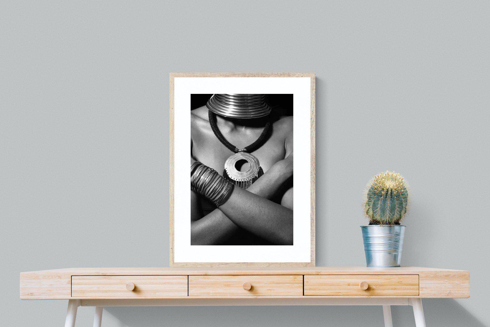 Warrior Princess-Wall_Art-60 x 80cm-Framed Print-Wood-Pixalot