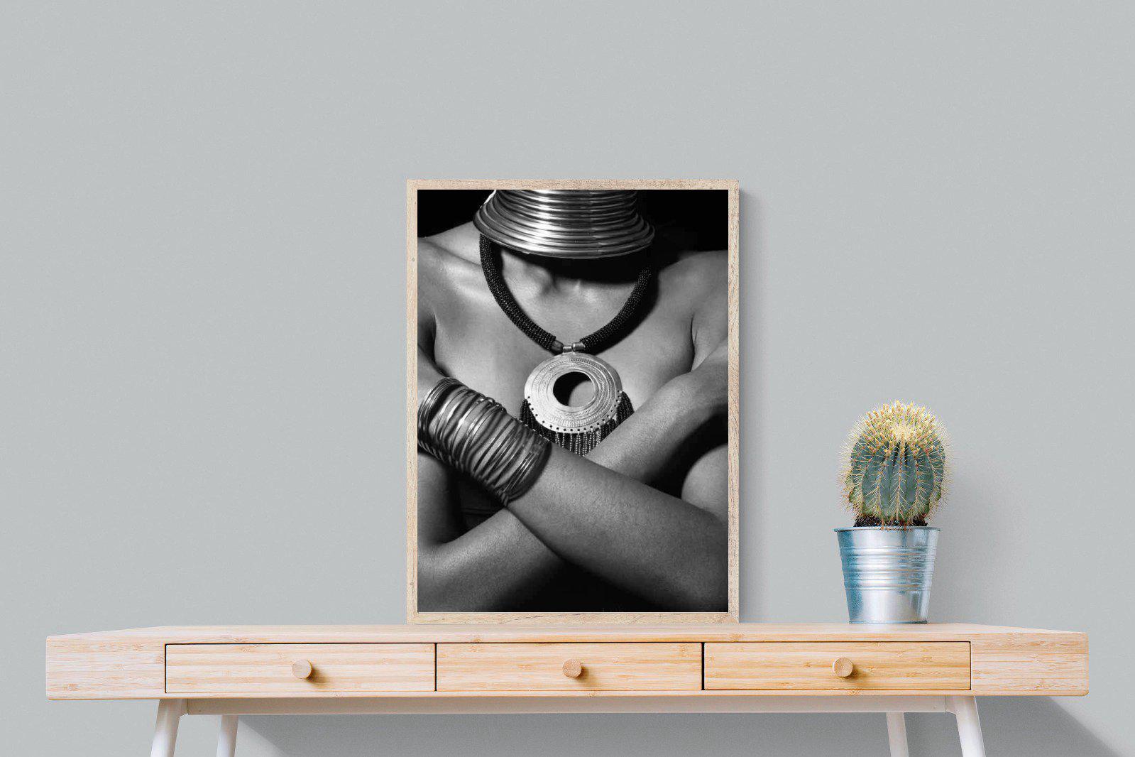 Warrior Princess-Wall_Art-60 x 80cm-Mounted Canvas-Wood-Pixalot