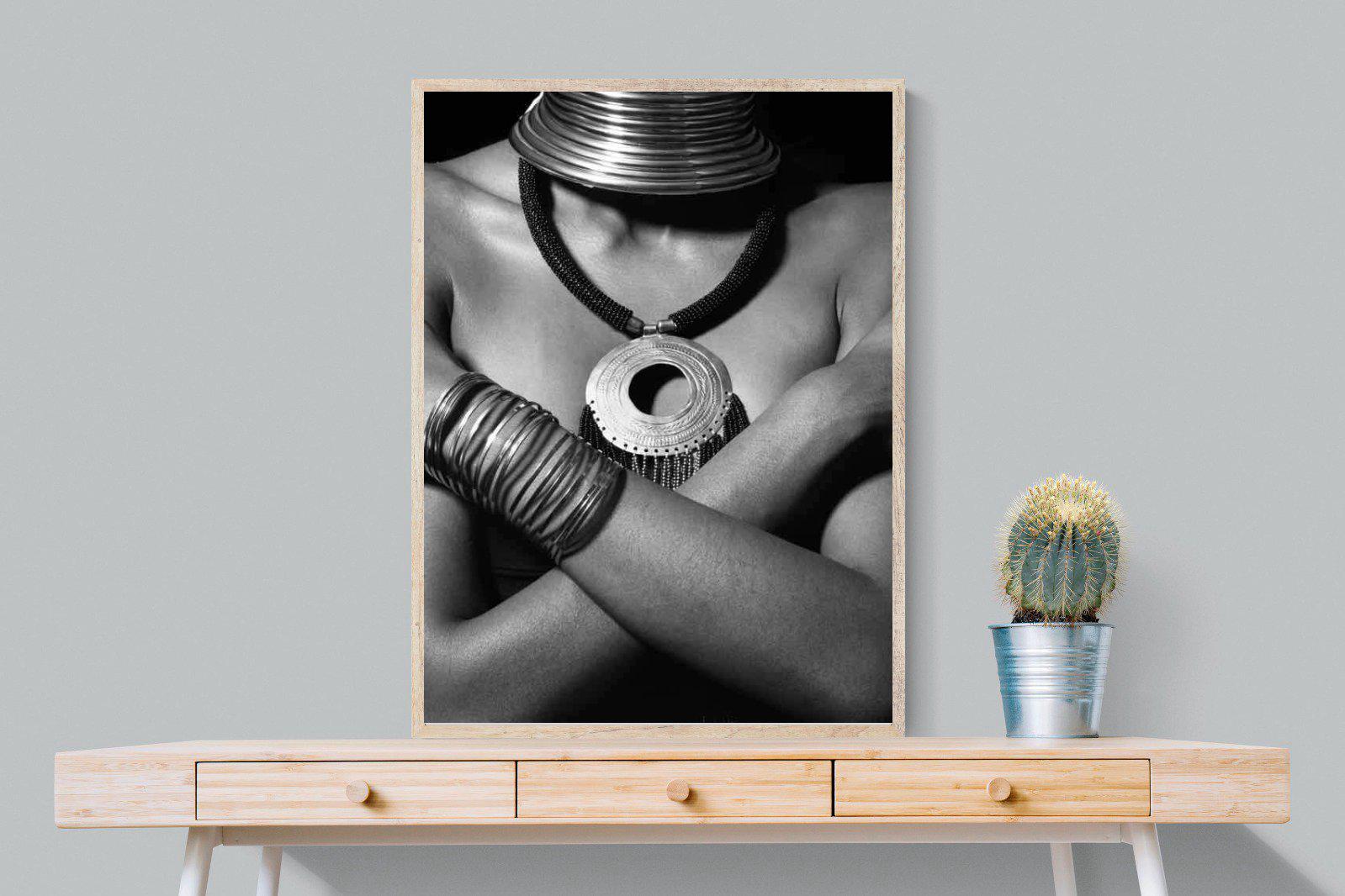 Warrior Princess-Wall_Art-75 x 100cm-Mounted Canvas-Wood-Pixalot