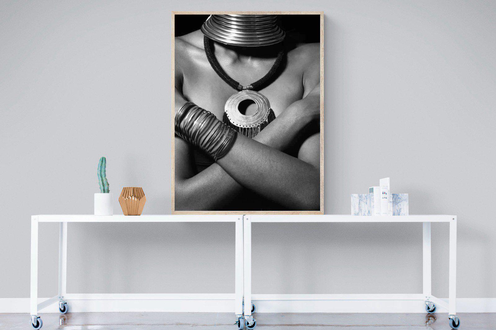 Warrior Princess-Wall_Art-90 x 120cm-Mounted Canvas-Wood-Pixalot