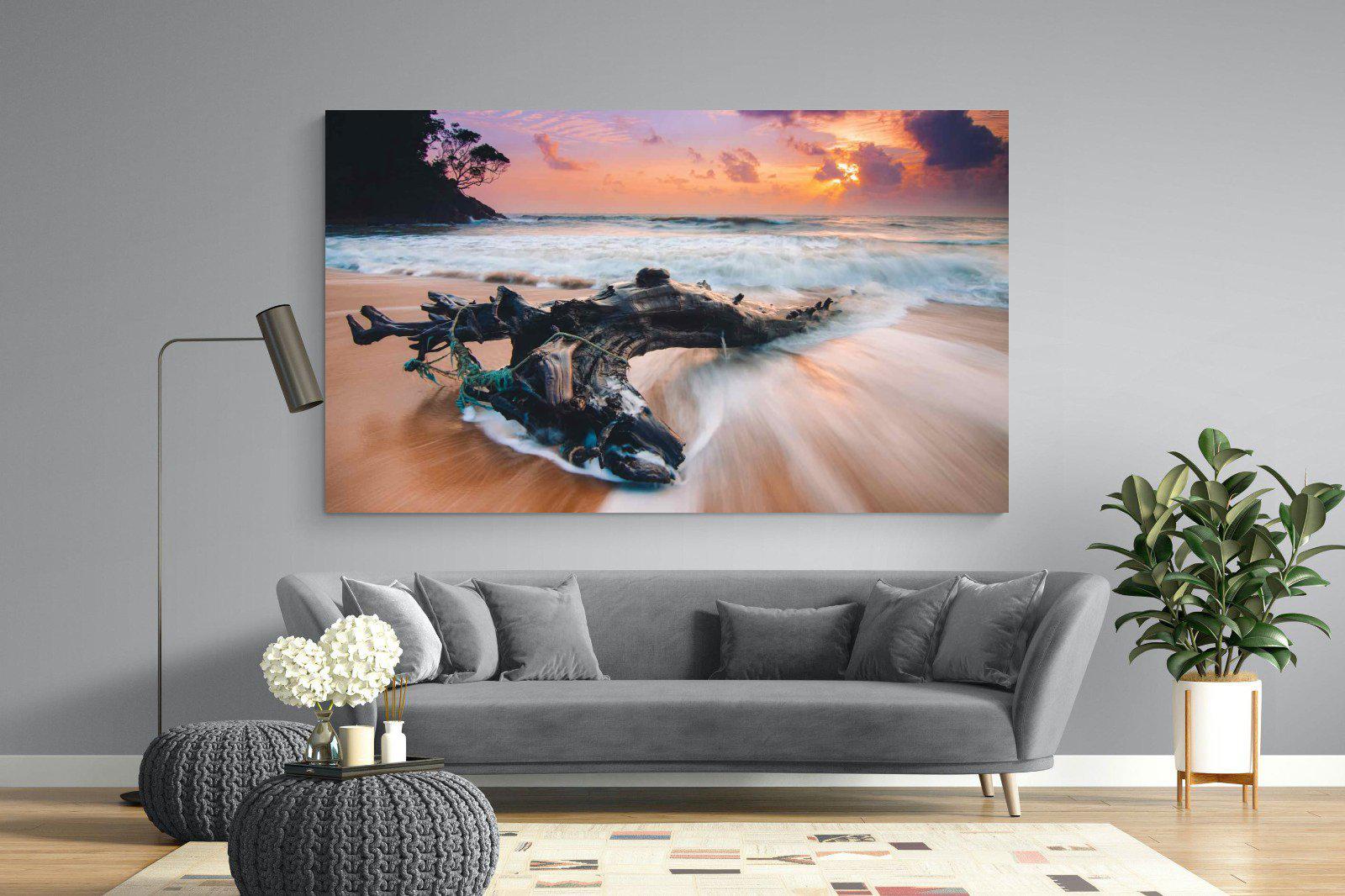 Washed Ashore-Wall_Art-220 x 130cm-Mounted Canvas-No Frame-Pixalot