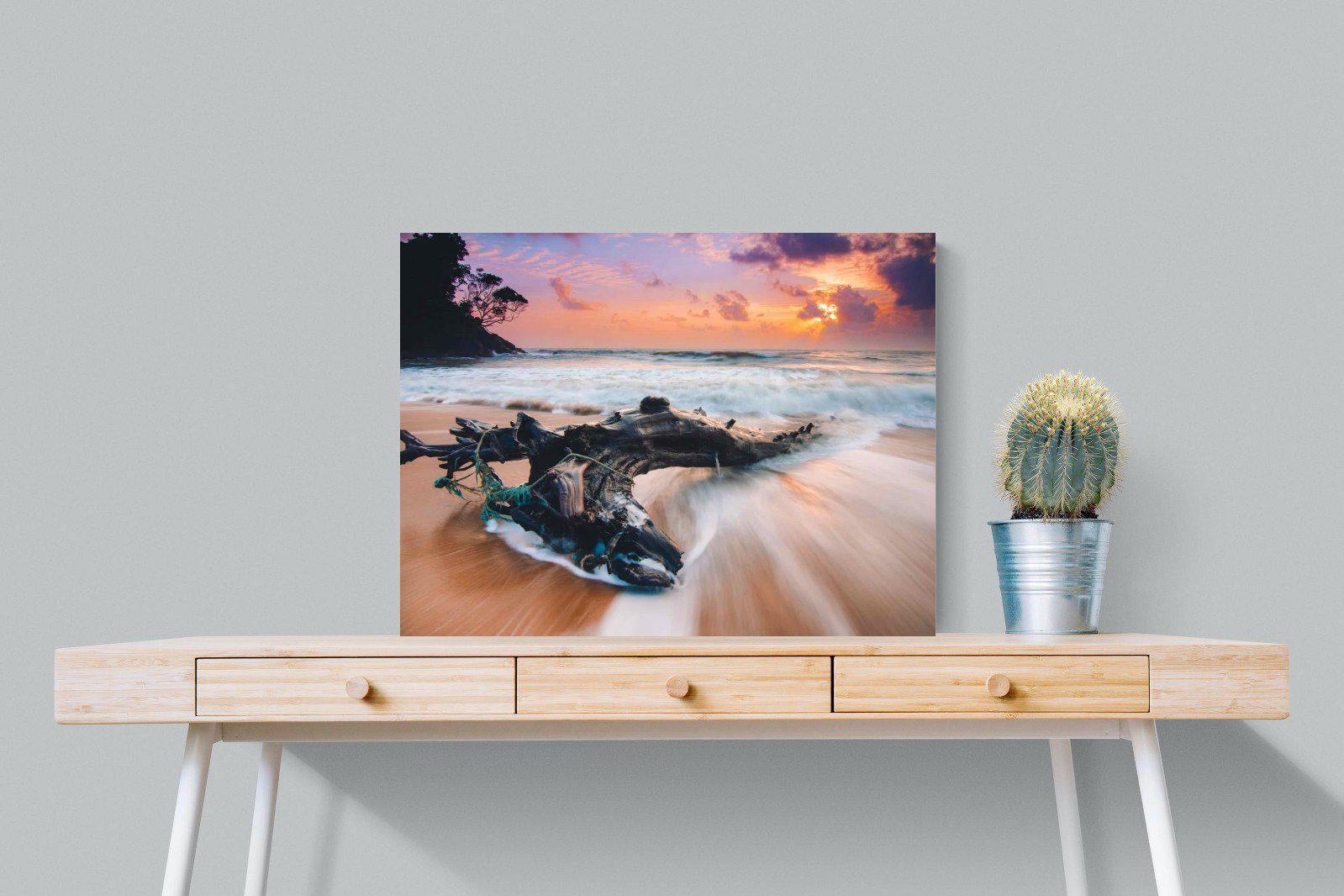 Washed Ashore-Wall_Art-80 x 60cm-Mounted Canvas-No Frame-Pixalot