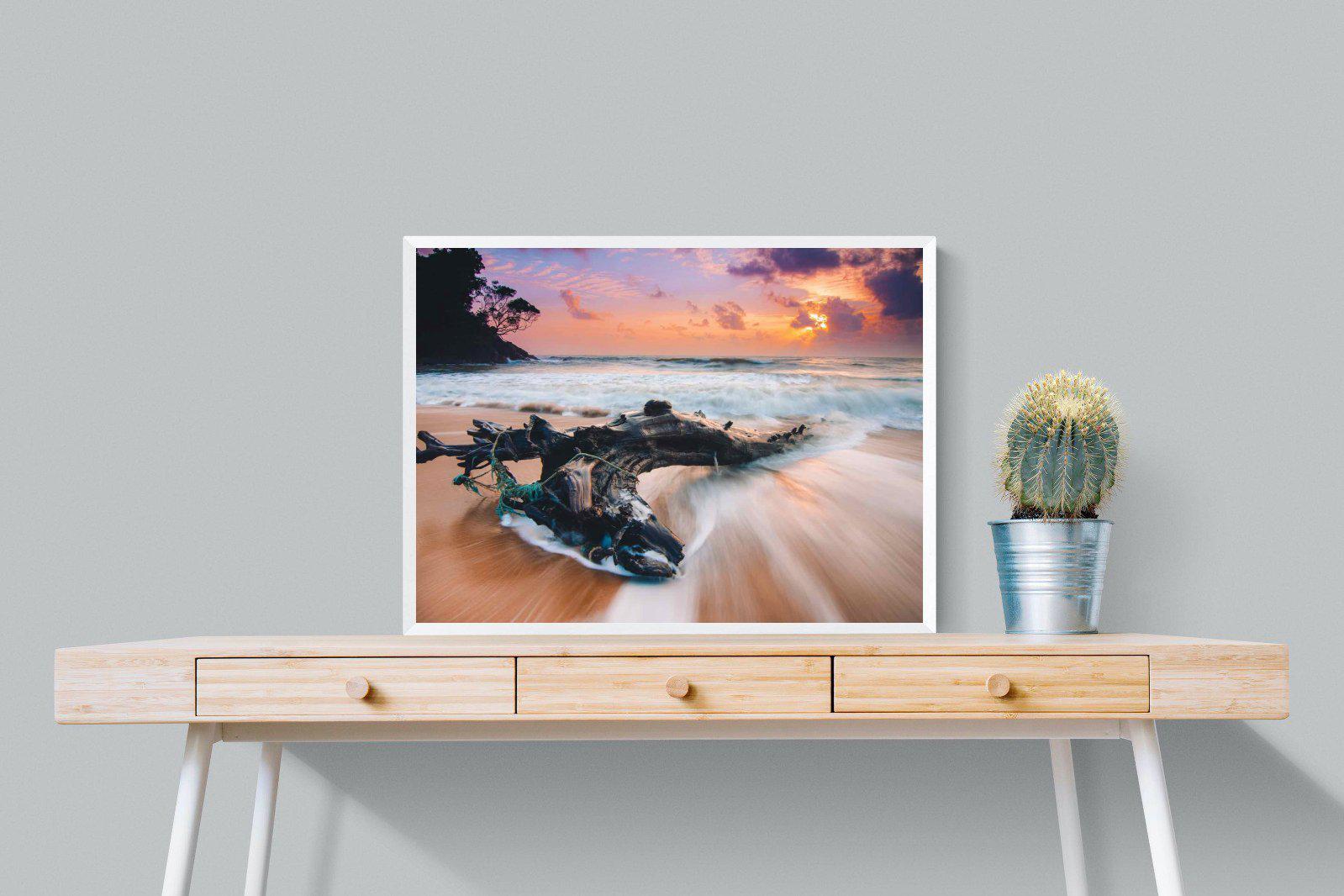 Washed Ashore-Wall_Art-80 x 60cm-Mounted Canvas-White-Pixalot