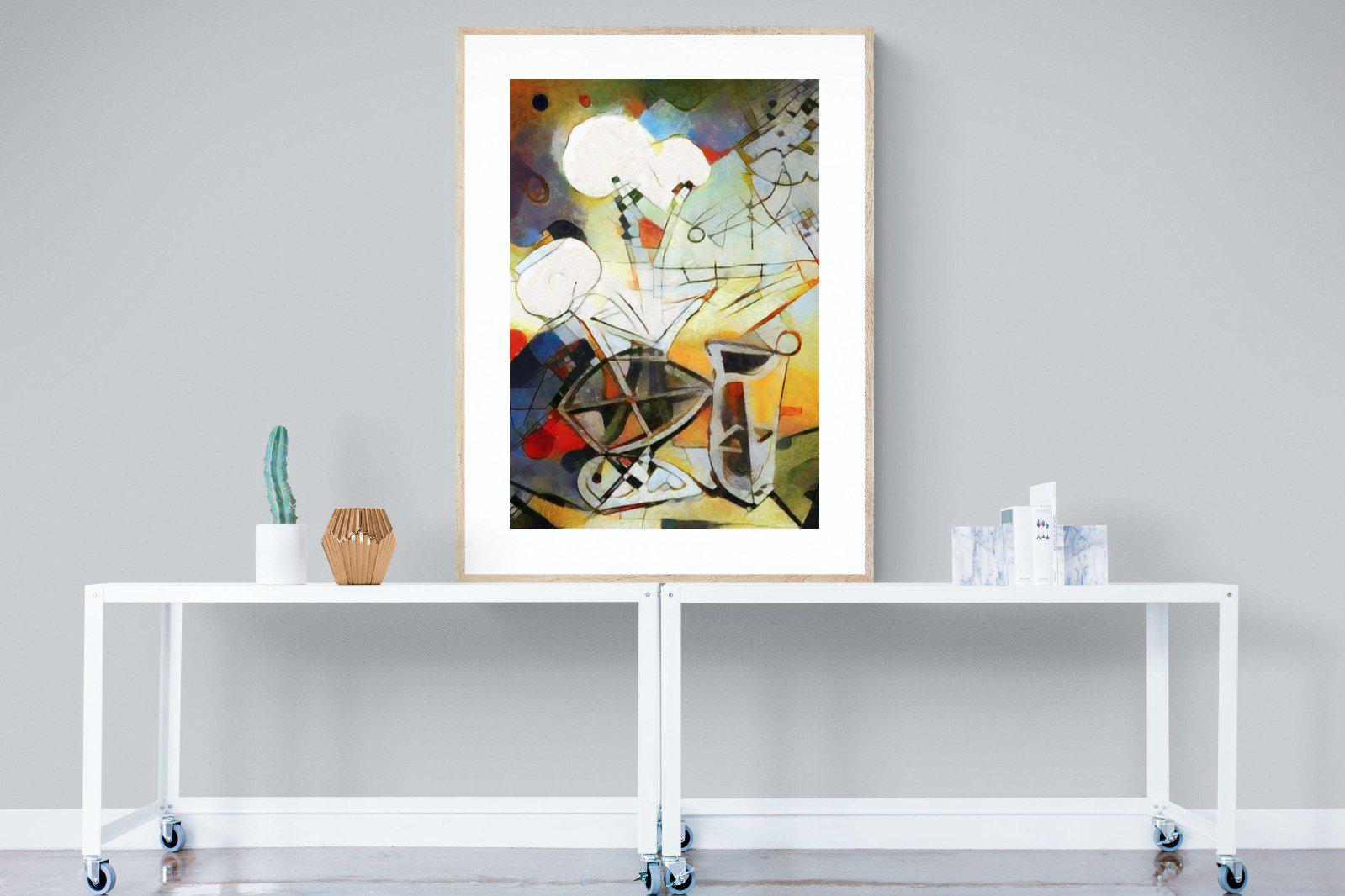 Wassily-Wall_Art-90 x 120cm-Framed Print-Wood-Pixalot