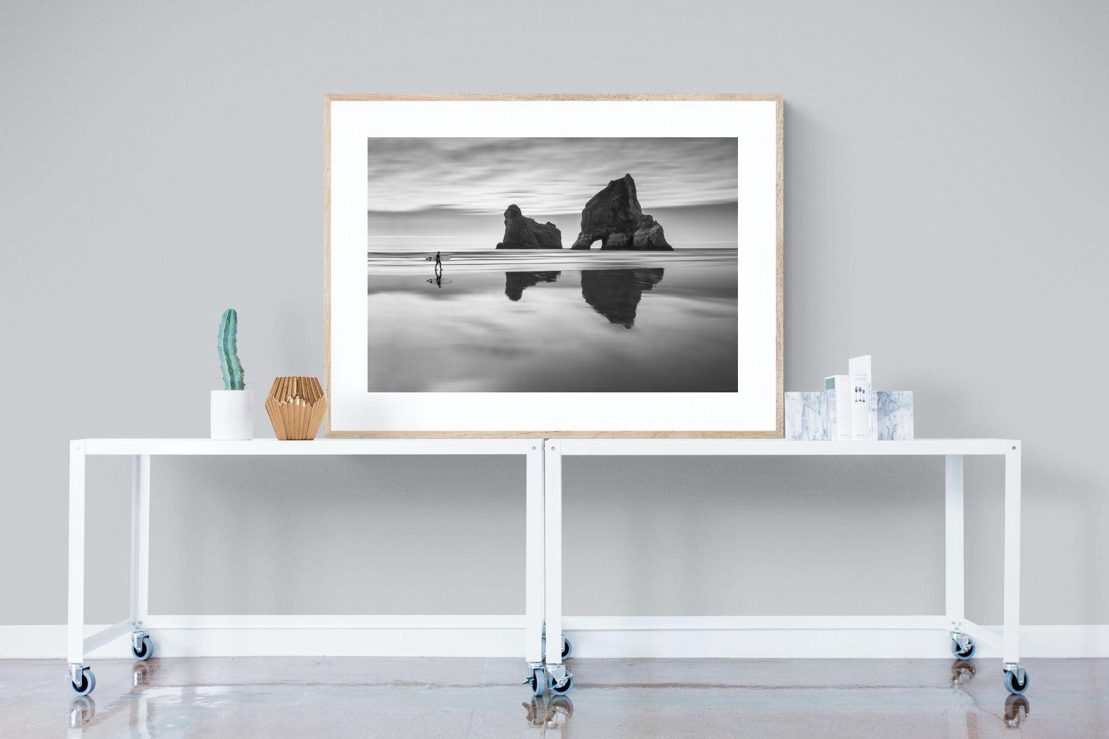 Wharariki-Wall_Art-120 x 90cm-Framed Print-Wood-Pixalot