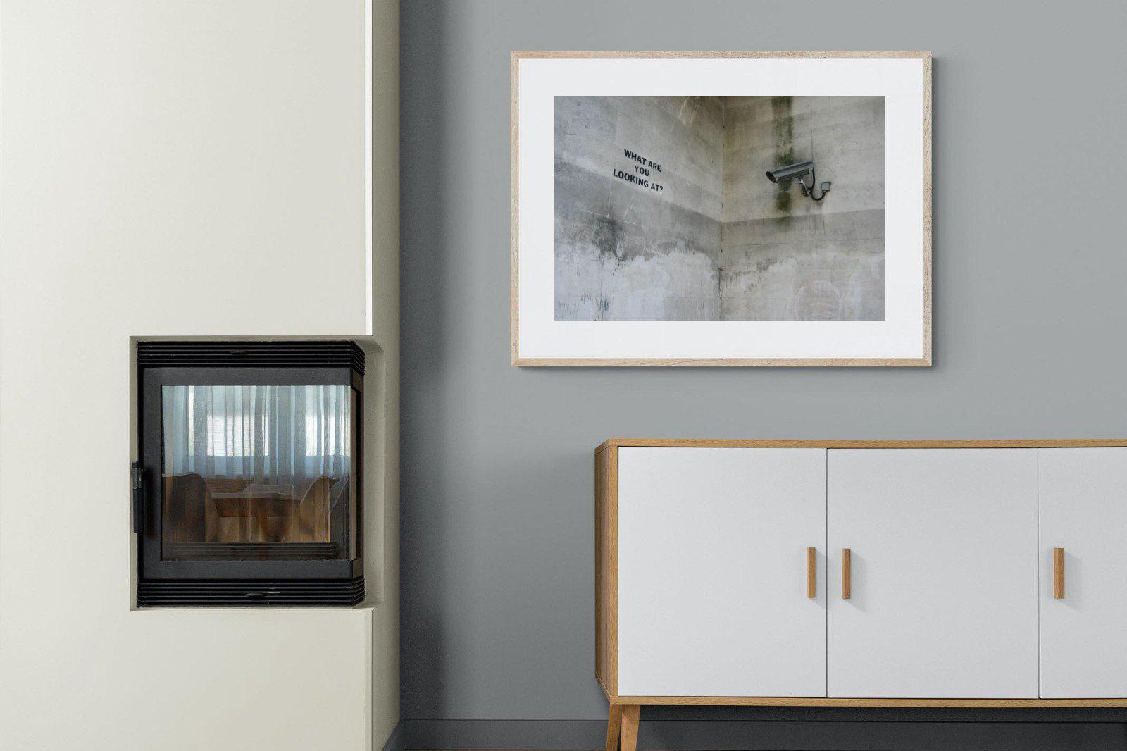 What Are You Looking At-Wall_Art-100 x 75cm-Framed Print-Wood-Pixalot