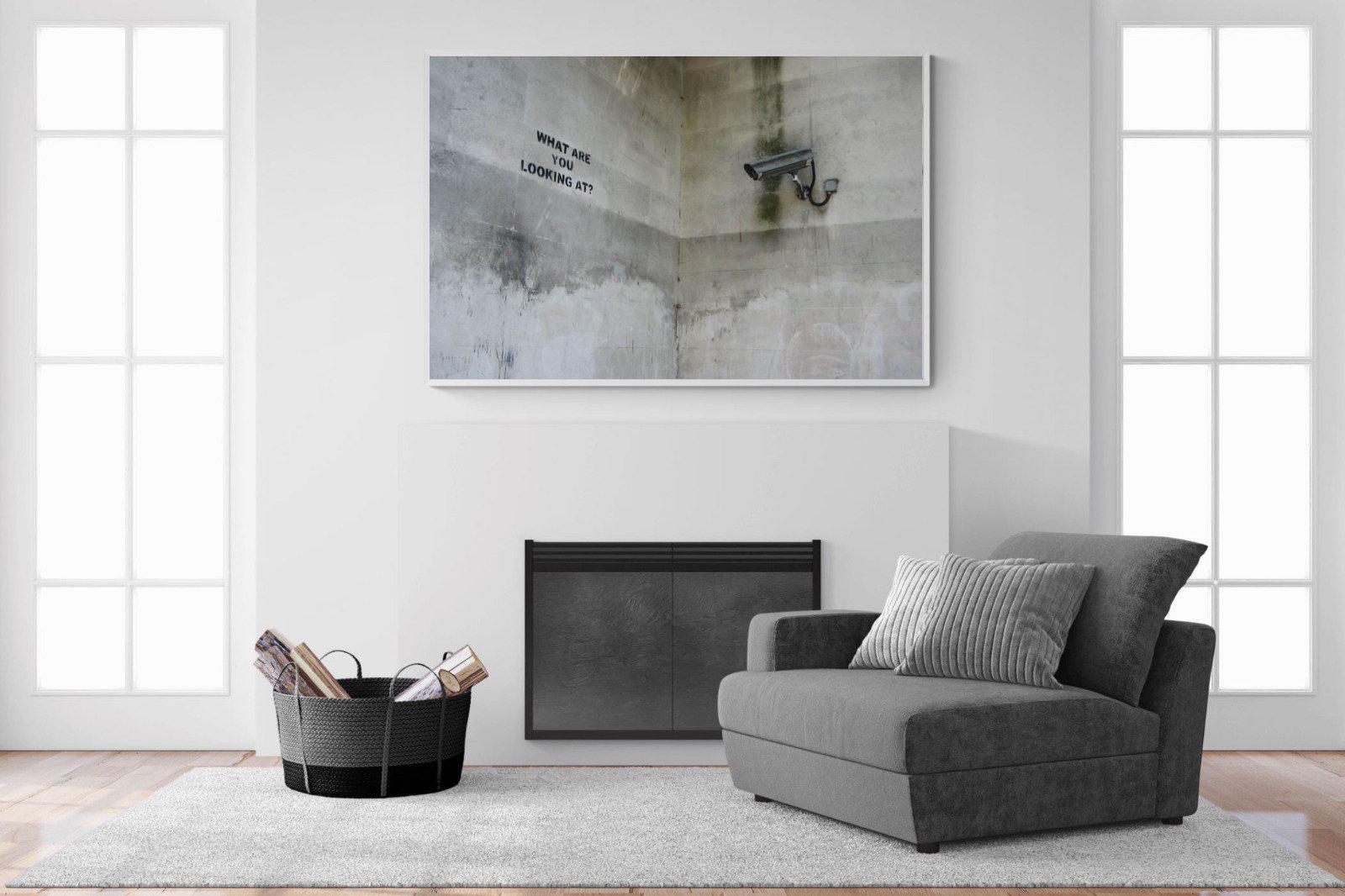 What Are You Looking At-Wall_Art-150 x 100cm-Mounted Canvas-White-Pixalot