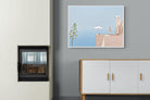 Where The Sea Meets The Sky-Wall_Art-100 x 75cm-Mounted Canvas-White-Pixalot