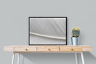White Feather-Wall_Art-80 x 60cm-Mounted Canvas-Black-Pixalot