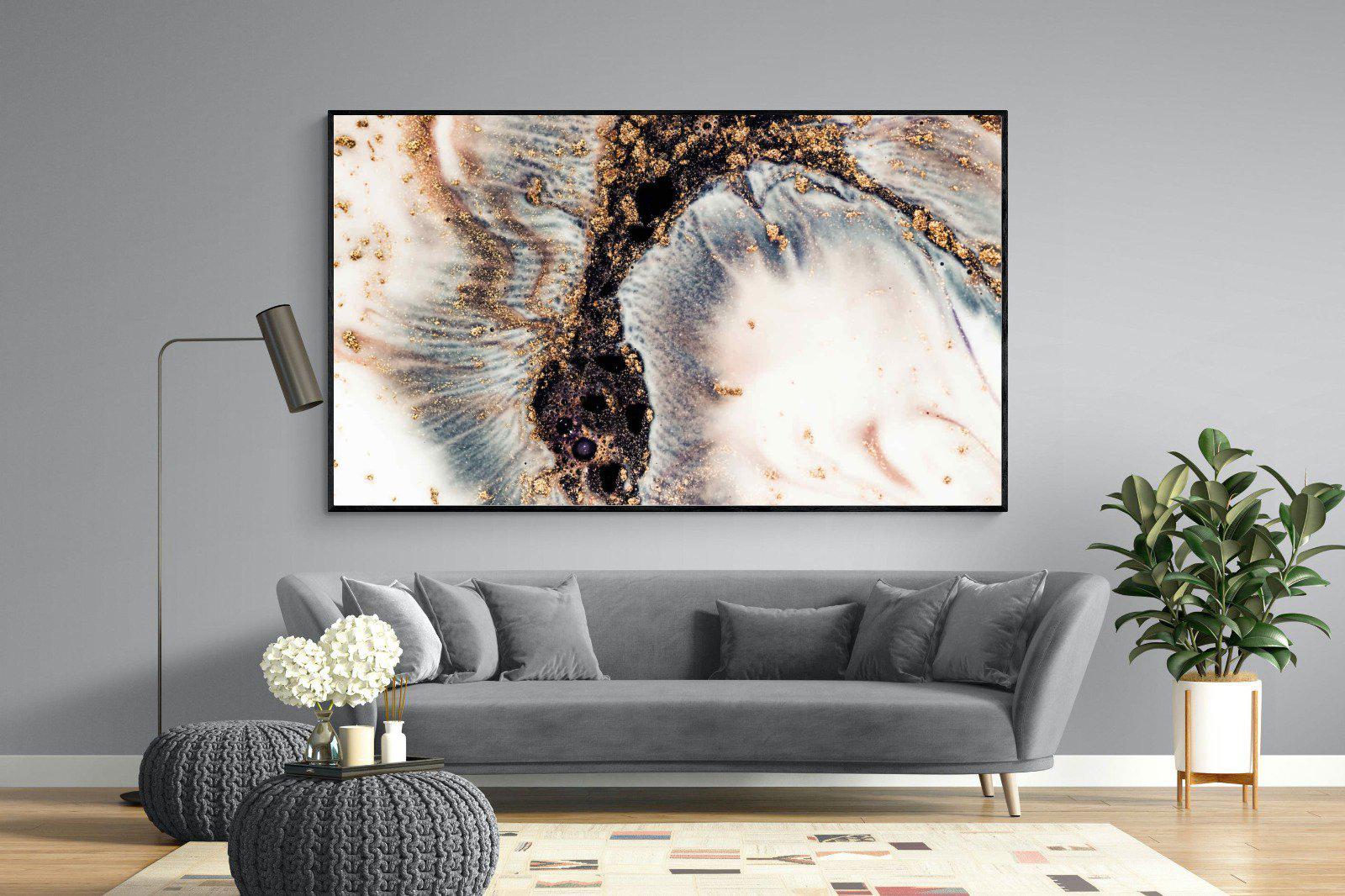 White Gold-Wall_Art-220 x 130cm-Mounted Canvas-Black-Pixalot