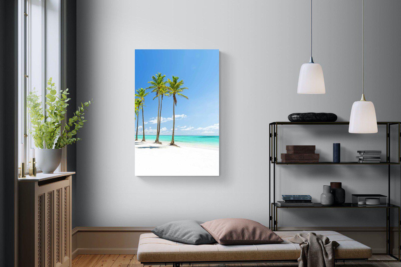 White Sand-Wall_Art-100 x 150cm-Mounted Canvas-No Frame-Pixalot