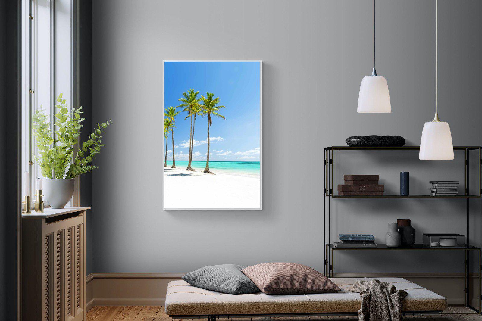 White Sand-Wall_Art-100 x 150cm-Mounted Canvas-White-Pixalot