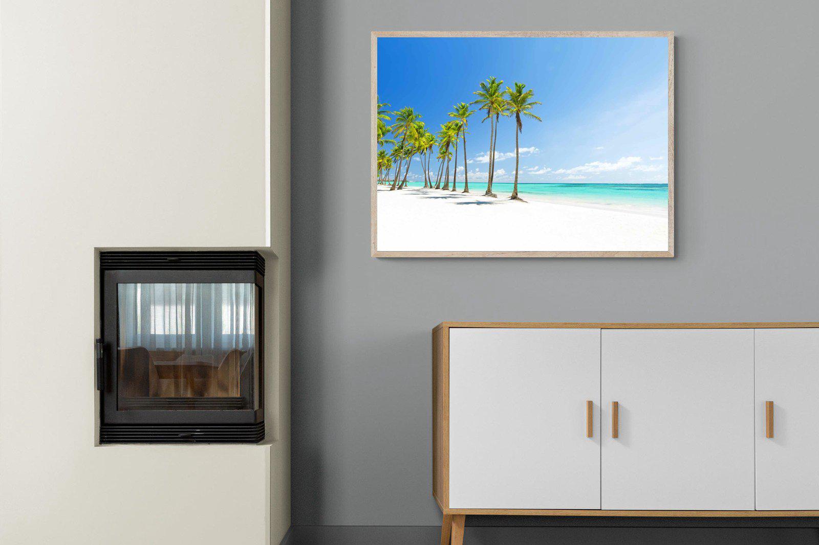 White Sand-Wall_Art-100 x 75cm-Mounted Canvas-Wood-Pixalot