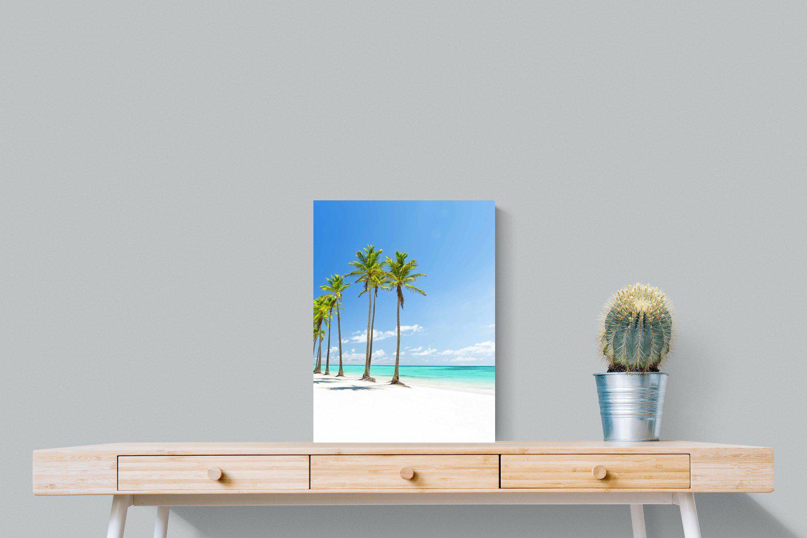 White Sand-Wall_Art-45 x 60cm-Mounted Canvas-No Frame-Pixalot