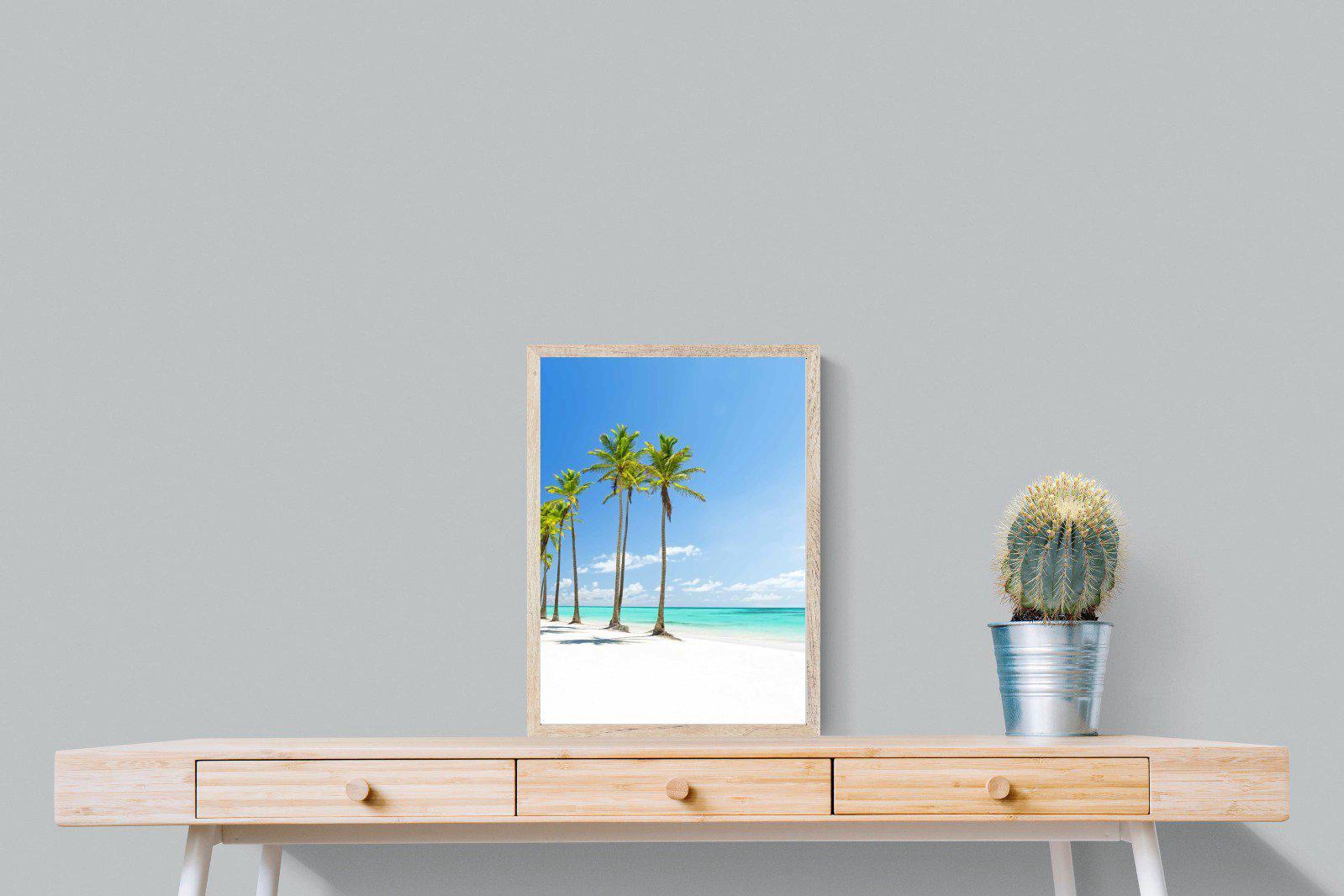 White Sand-Wall_Art-45 x 60cm-Mounted Canvas-Wood-Pixalot