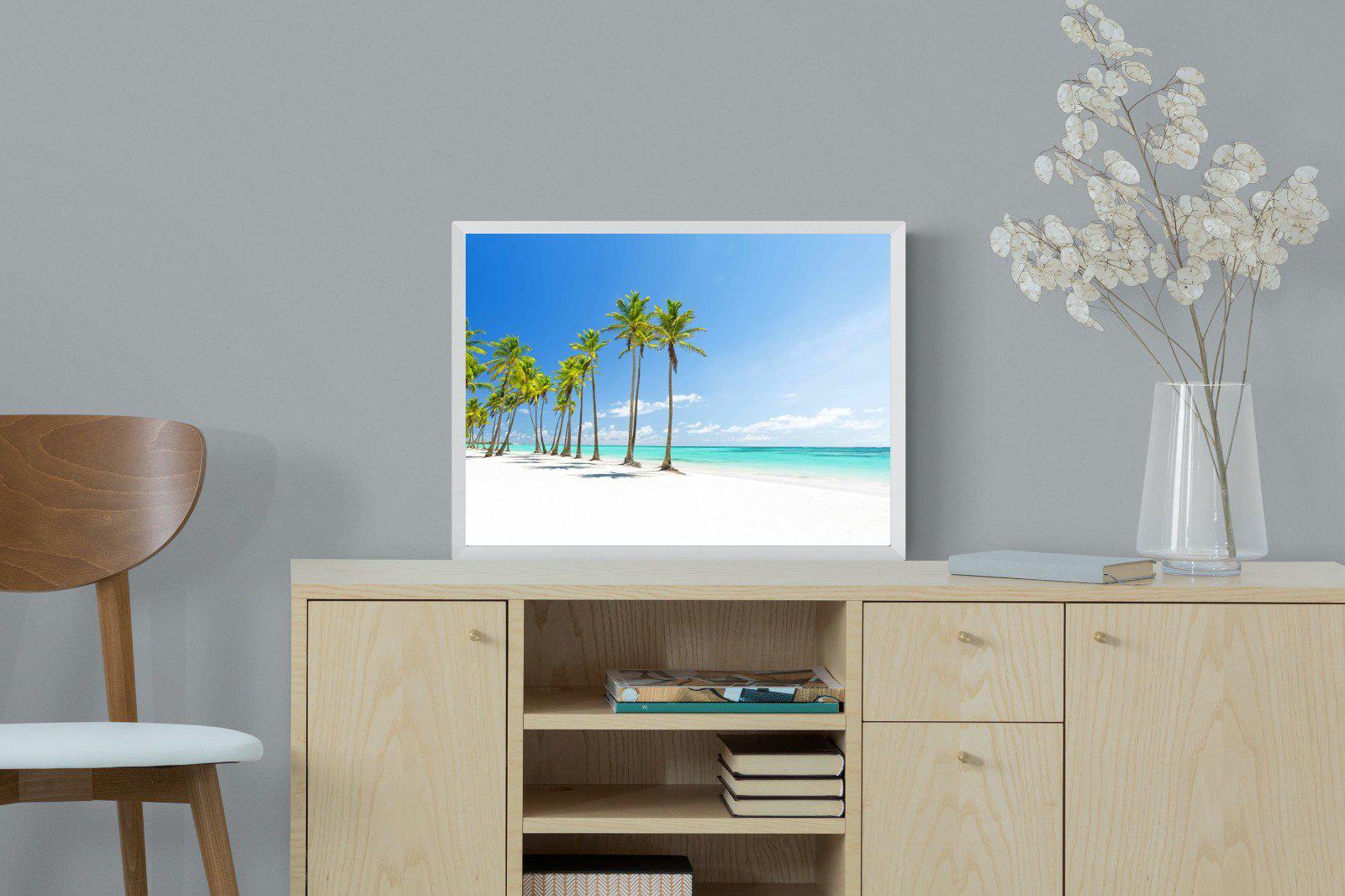 White Sand-Wall_Art-60 x 45cm-Mounted Canvas-White-Pixalot