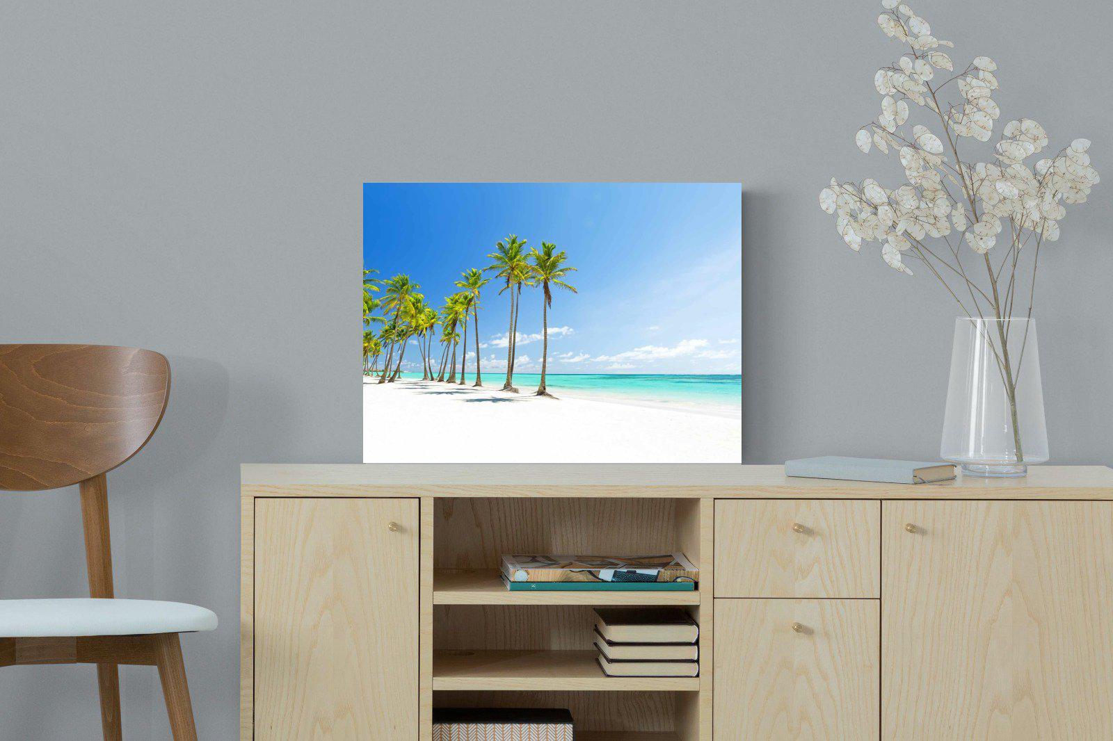 White Sand-Wall_Art-60 x 45cm-Mounted Canvas-No Frame-Pixalot