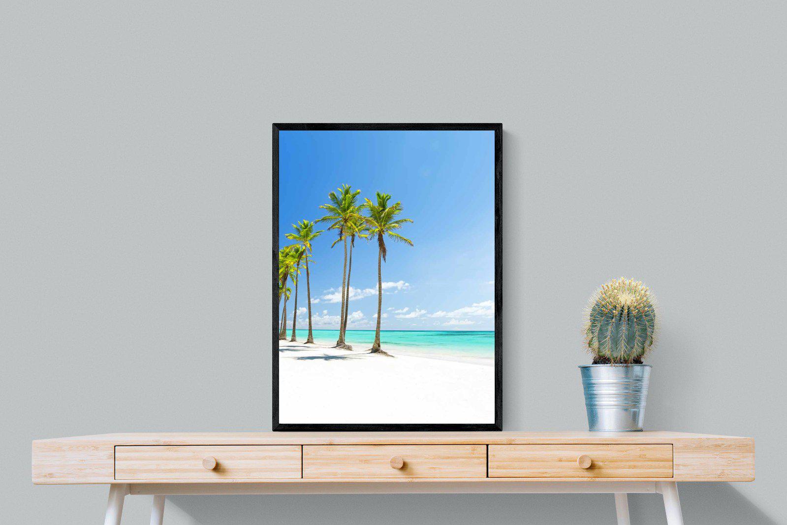 White Sand-Wall_Art-60 x 80cm-Mounted Canvas-Black-Pixalot