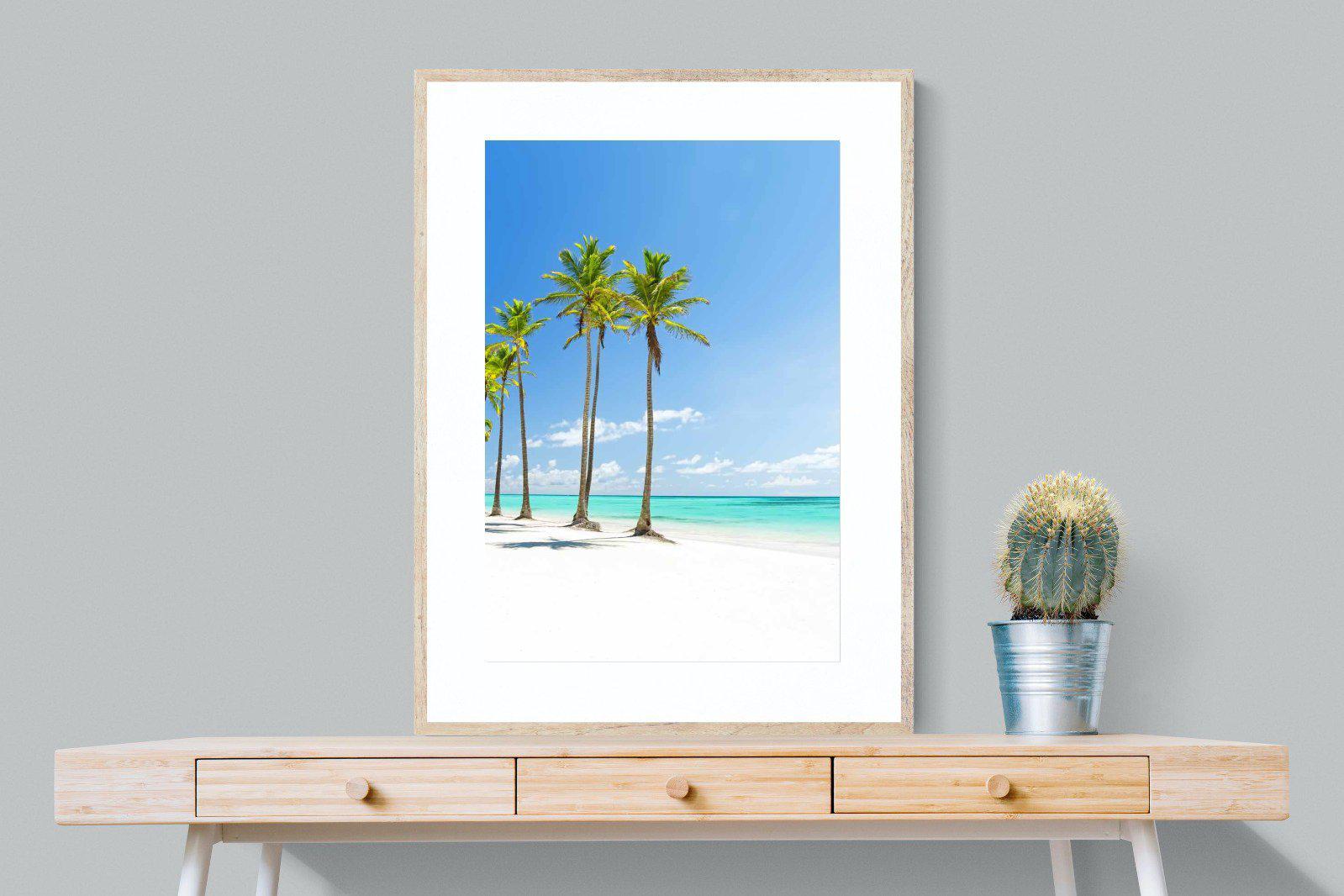 White Sand-Wall_Art-75 x 100cm-Framed Print-Wood-Pixalot