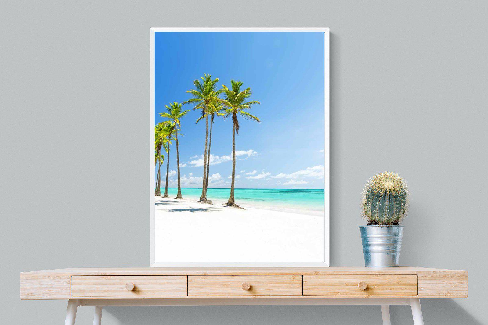 White Sand-Wall_Art-75 x 100cm-Mounted Canvas-White-Pixalot