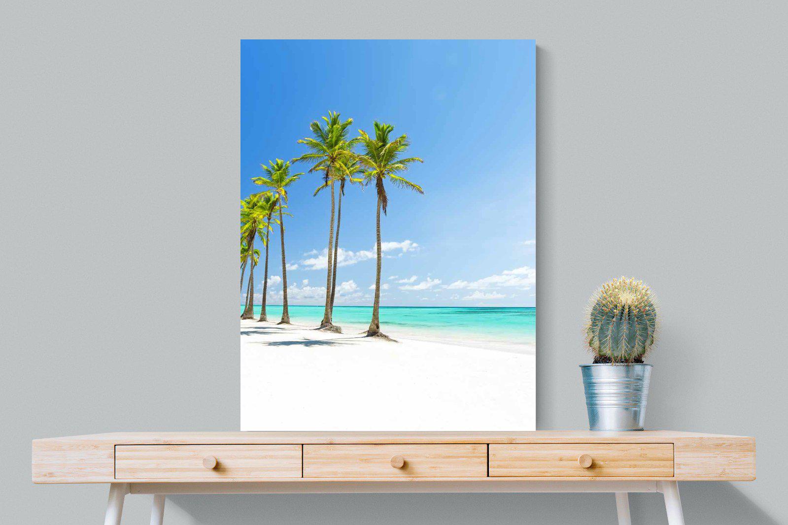 White Sand-Wall_Art-75 x 100cm-Mounted Canvas-No Frame-Pixalot