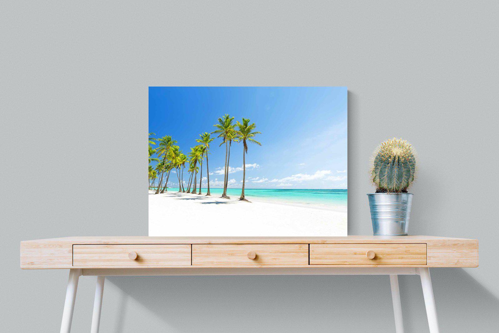 White Sand-Wall_Art-80 x 60cm-Mounted Canvas-No Frame-Pixalot