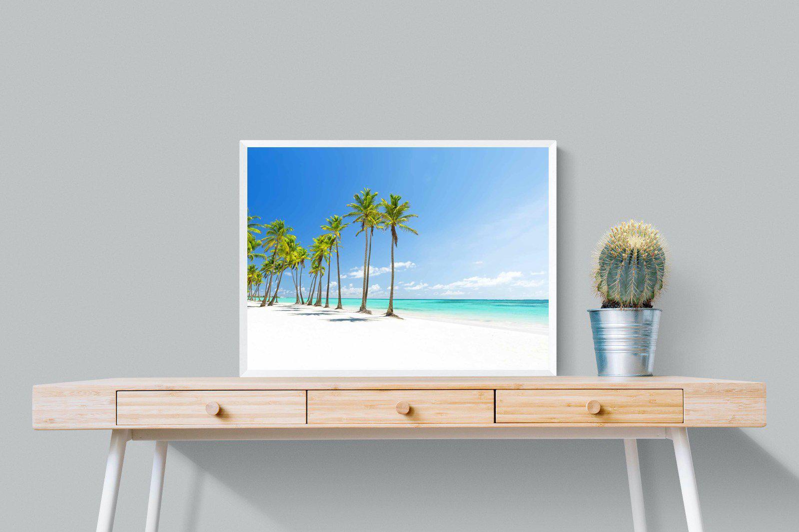 White Sand-Wall_Art-80 x 60cm-Mounted Canvas-White-Pixalot