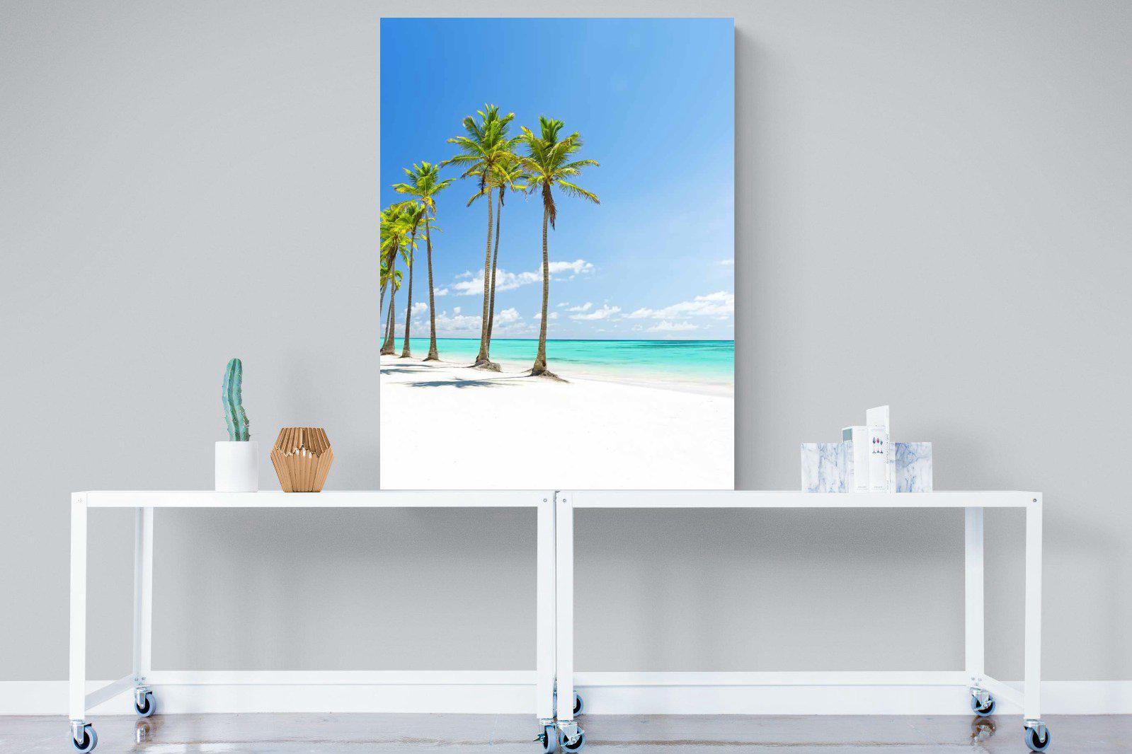 White Sand-Wall_Art-90 x 120cm-Mounted Canvas-No Frame-Pixalot