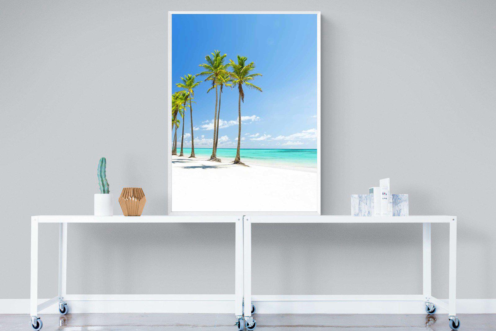 White Sand-Wall_Art-90 x 120cm-Mounted Canvas-White-Pixalot