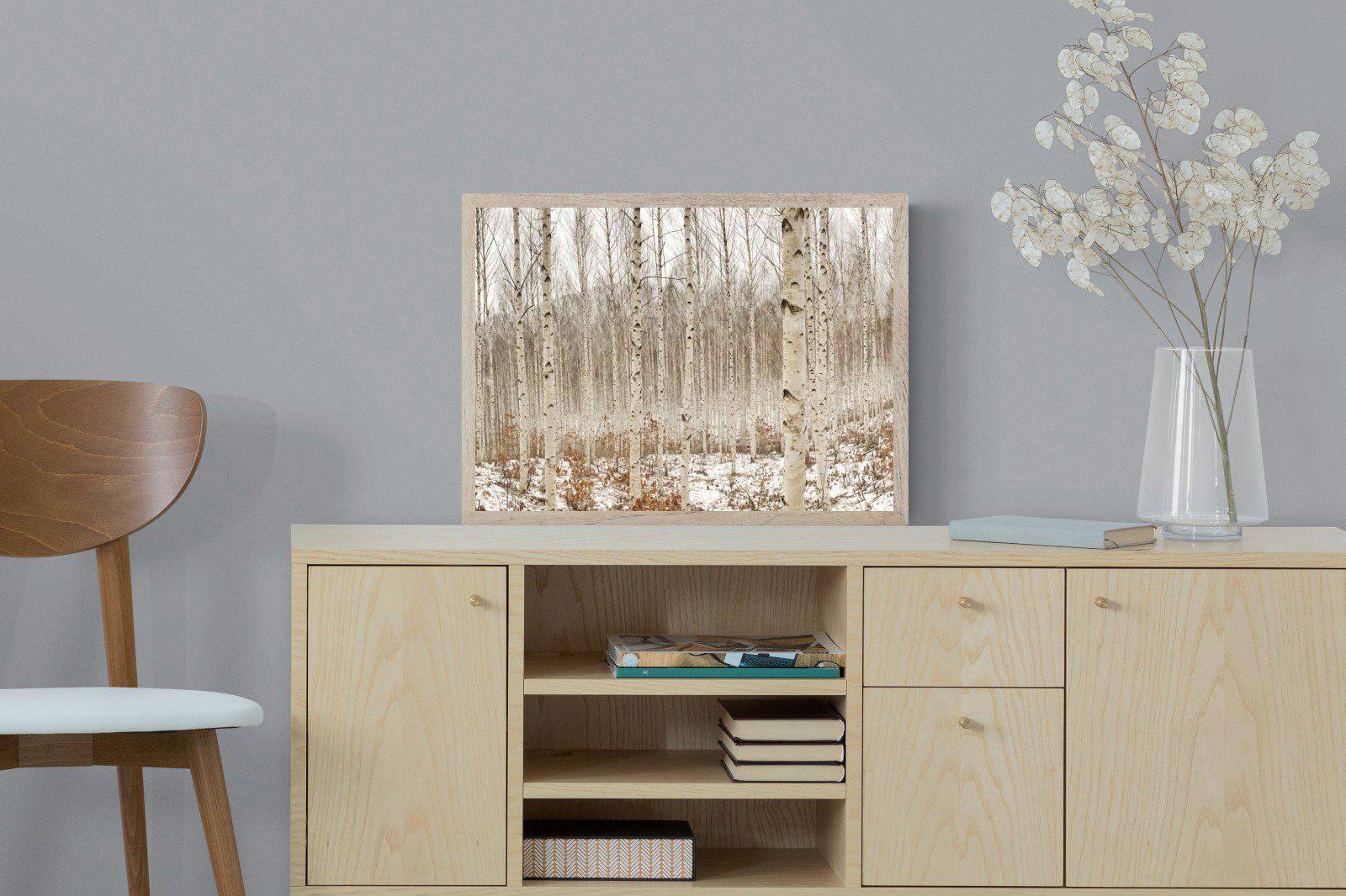 Winter Forest-Wall_Art-60 x 45cm-Mounted Canvas-Wood-Pixalot