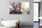 Wise Old Lady-Wall_Art-180 x 110cm-Mounted Canvas-White-Pixalot