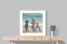 Women of Wimbi-Wall_Art-80 x 80cm-Framed Print-Wood-Pixalot