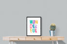 Wonderful-Wall_Art-45 x 60cm-Mounted Canvas-Black-Pixalot