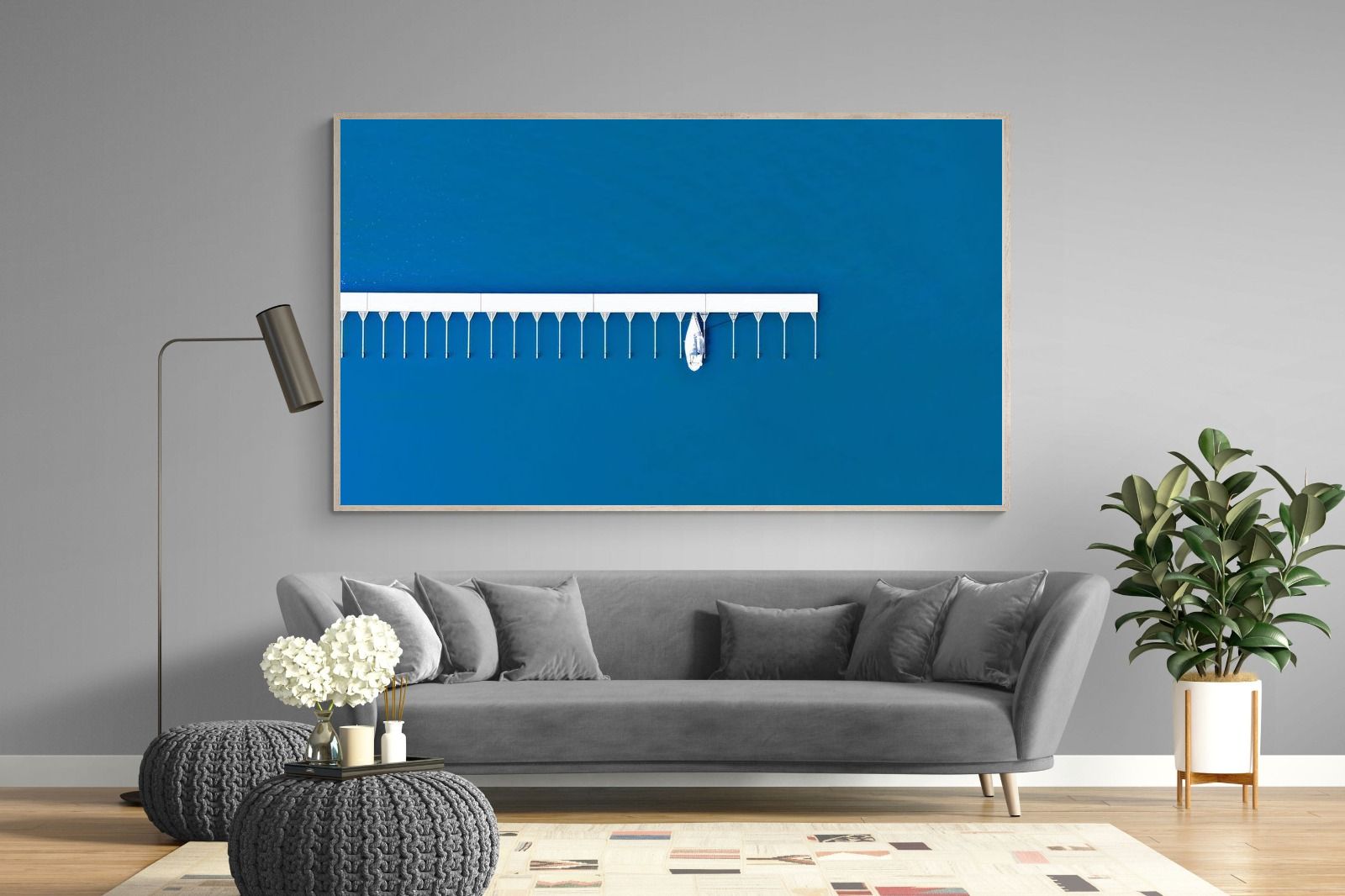 Yacht Club-Wall_Art-220 x 130cm-Mounted Canvas-Wood-Pixalot