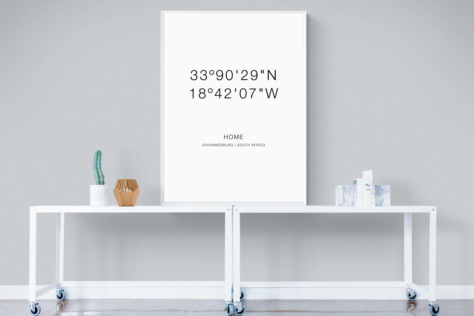 Your Home Coordinates-Wall_Art-90 x 120cm-Mounted Canvas-White-Pixalot