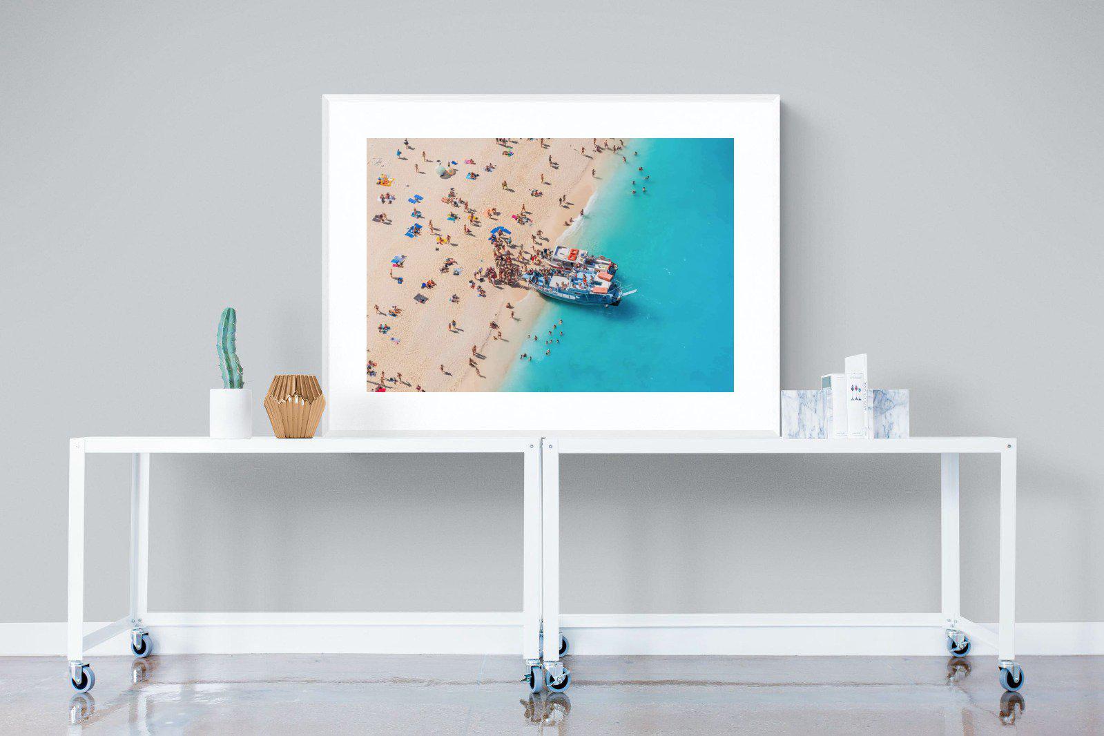 Zakynthos-Wall_Art-120 x 90cm-Framed Print-White-Pixalot