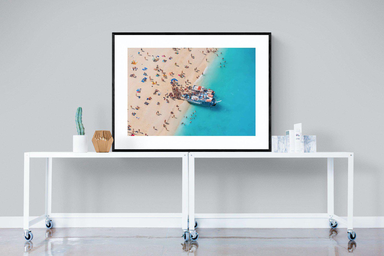 Zakynthos-Wall_Art-120 x 90cm-Framed Print-Black-Pixalot