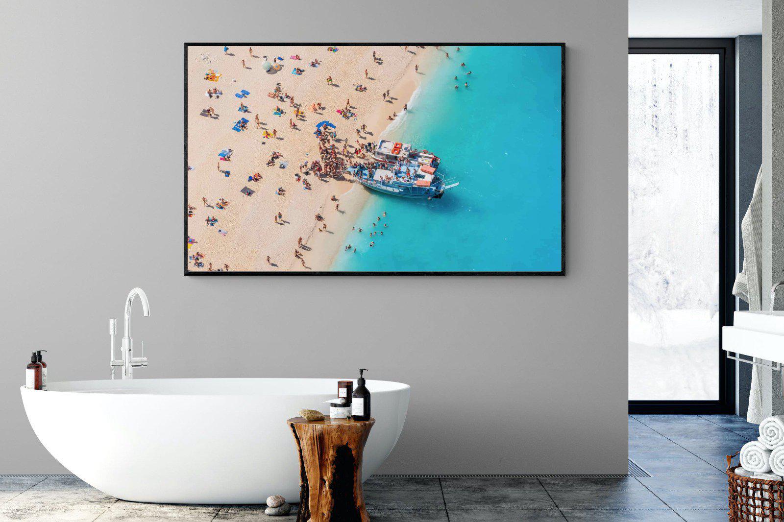 Zakynthos-Wall_Art-180 x 110cm-Mounted Canvas-Black-Pixalot