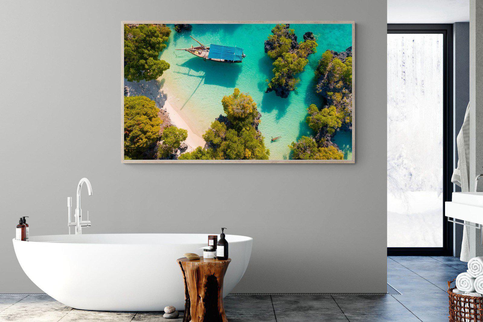 Zanzibar-Wall_Art-180 x 110cm-Mounted Canvas-Wood-Pixalot