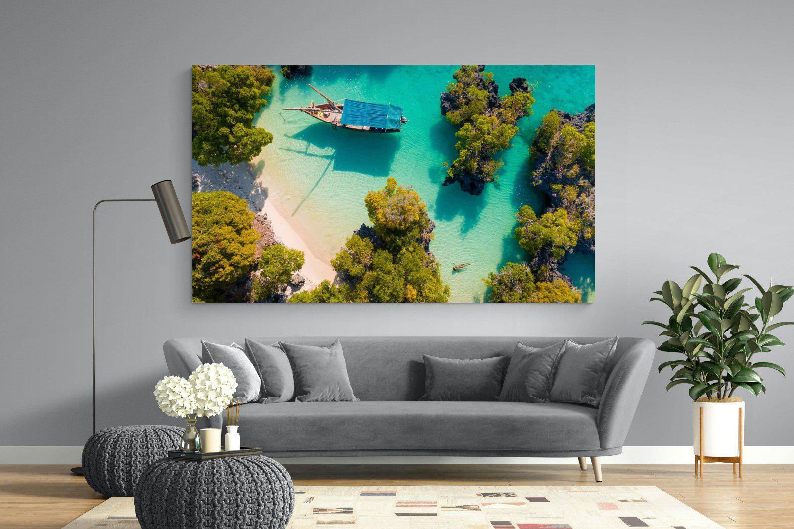 Zanzibar-Wall_Art-220 x 130cm-Mounted Canvas-No Frame-Pixalot