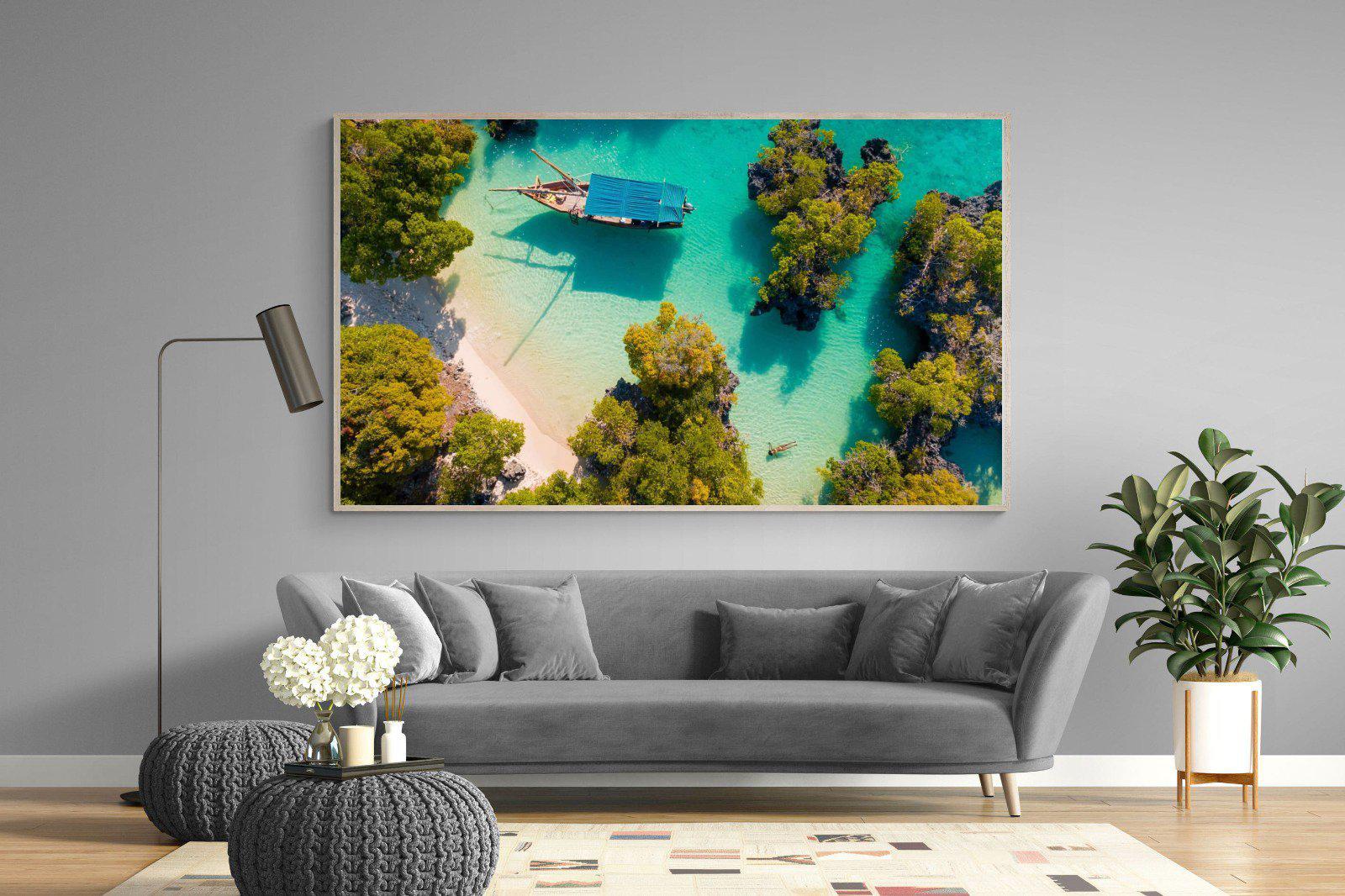 Zanzibar-Wall_Art-220 x 130cm-Mounted Canvas-Wood-Pixalot