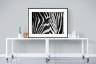 Zebra Eye-Wall_Art-120 x 90cm-Framed Print-Black-Pixalot