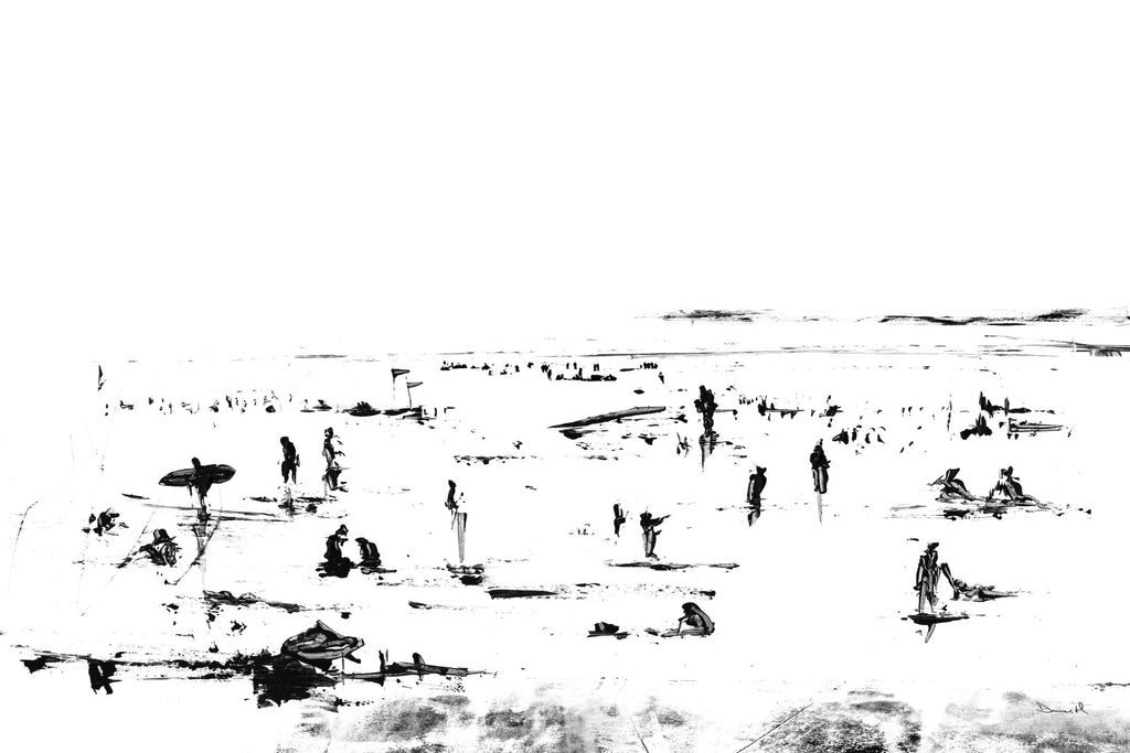 Beach People-Wall_Art-Pixalot